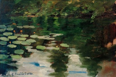 Water Lilies on the Pond by Gustave Caillebotte
